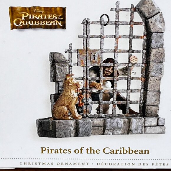 Hallmark Pirates of the Caribbean Magic Ornament 2006 Jack Sparrow Jail NO SOUND - Picture 14 of 17